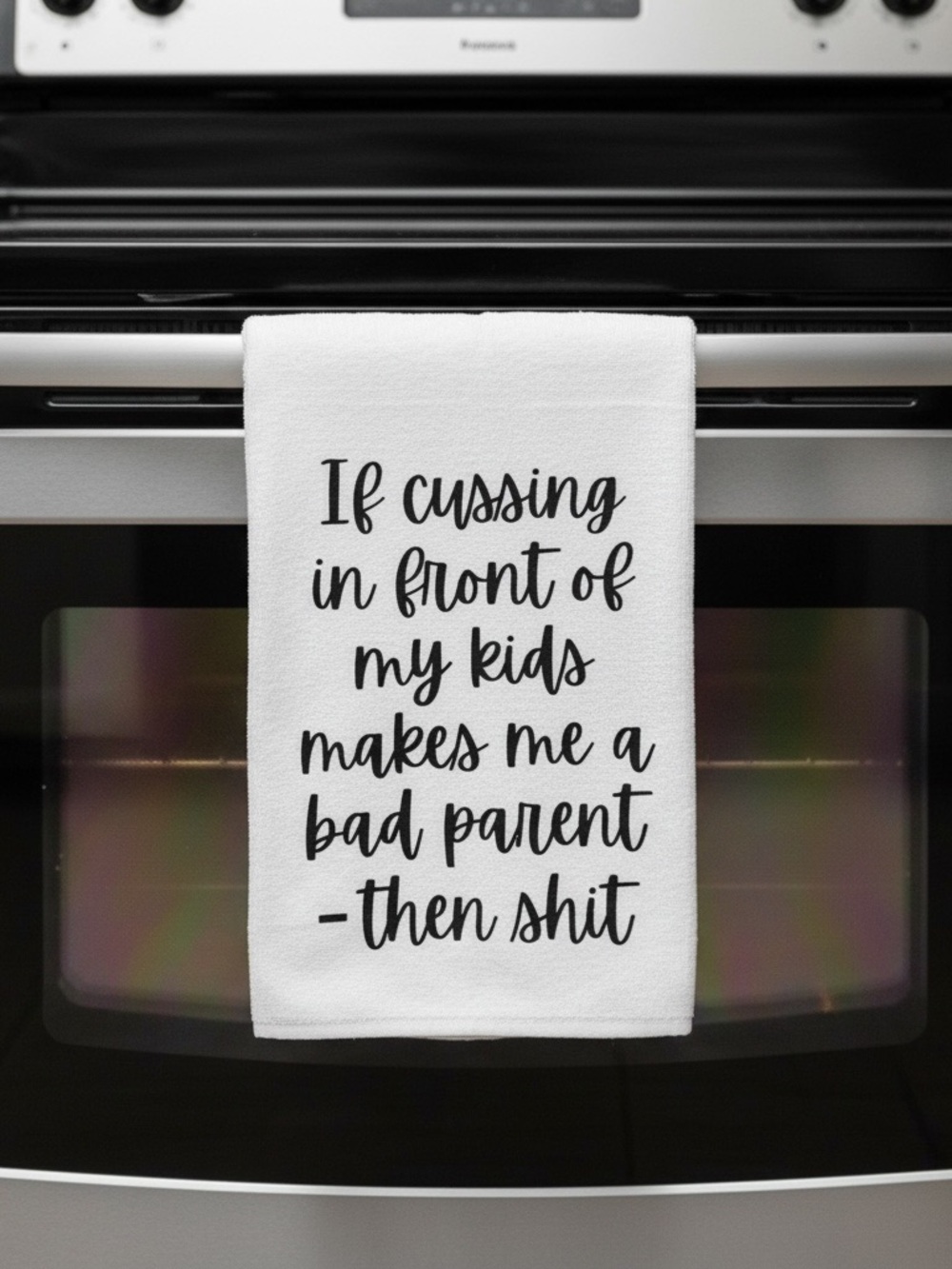 Funny Double Sided Kitchen Towel